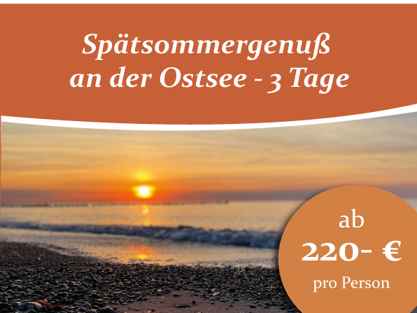 Spätsommergenuss an der Ostsee